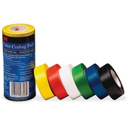 Enterprise Technology Solutions&nbsp;3M  Color-Coding Pack, Vinyl Tape, .94