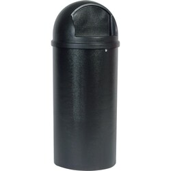 Enterprise Technology Solutions&nbsp;Rubbermaid Commercial Products  Waste Container, Domed Top, 25Gal, 18