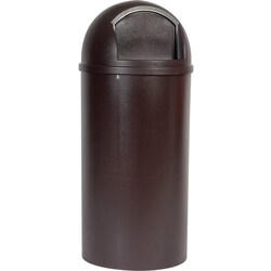 Enterprise Technology Solutions&nbsp;Rubbermaid Commercial Products  Waste Container, Domed Top, 25Gal, 18