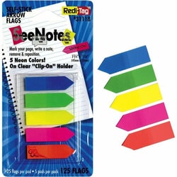Enterprise Technology Solutions&nbsp;Redi-tag  Write-On Arrow Flags, Plain, 1-3/4