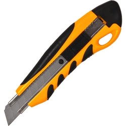 Enterprise Technology Solutions&nbsp;Sparco  Heavy-Duty Utility Knife, PVC Grip, Plastic, Yellow/Black