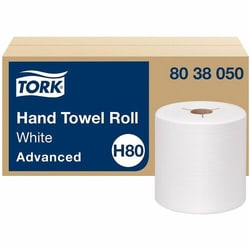 Enterprise Technology Solutions&nbsp;TORK  Paper Towels,H80,High-Absorbency,f/High Traffic Areas,1-Ply,800',6/CT,White