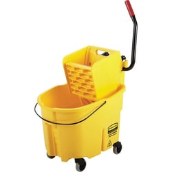 Enterprise Technology Solutions&nbsp;Rubbermaid Commercial Products  Mop Bucket/Wringer Combination, 35 Quart Bucket, Yellow