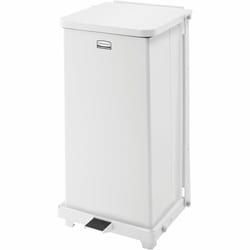 Enterprise Technology Solutions&nbsp;Rubbermaid Commercial Products  Waste Receptacle,Step,Steel,6.5 Gal,10.5