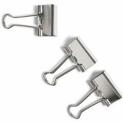 Enterprise Technology Solutions&nbsp;U Brands  Binder Clips,Med.,145-Sheet Cap.,Steel,1