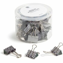 Enterprise Technology Solutions&nbsp;U Brands  Binder Clips, Fashionable, 1.3
