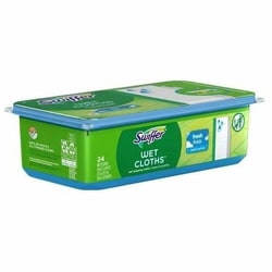 Enterprise Technology Solutions&nbsp;Procter & Gamble Commercial  Swiffer Wet Cloths,Sweeper,Disposable,24/PK,WE