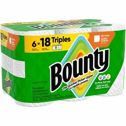 Enterprise Technology Solutions&nbsp;Procter & Gamble Commercial  Paper Towels,Bounty,Select-A-Size,Triple,75/RL,6RL/CT,WE