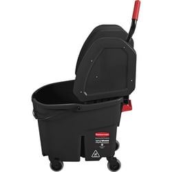 Enterprise Technology Solutions&nbsp;Rubbermaid Commercial Products  Exec Series Down Press Mop Bucket Combo, 35Qt, Black