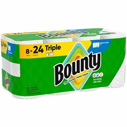 Enterprise Technology Solutions&nbsp;Procter & Gamble Commercial  Paper Towels,Bounty,Select-A-Size,Triple,123/RL,8RL/CT,WE