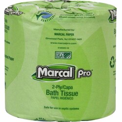 Enterprise Technology Solutions&nbsp;Marcal Paper Mills, Inc  Bathroom Tissue, 2-Ply, 240 Sht/RL, 48 RL/CT, White