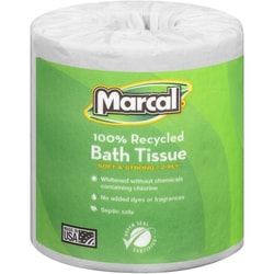 Enterprise Technology Solutions&nbsp;Marcal Paper Mills, Inc  Bath Tissue, 2-Ply, 336 Shts/Roll, 48 Rolls/CT, White
