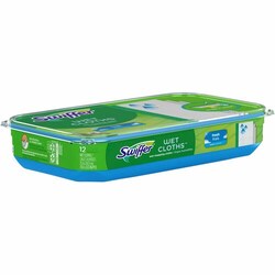 Enterprise Technology Solutions&nbsp;Procter & Gamble Commercial  Swiffer Wet Cloths, Sweeper Refills, Disposable, 12/PK
