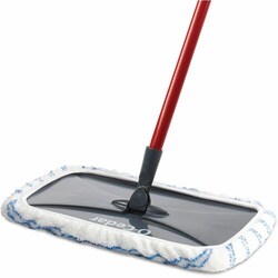 Enterprise Technology Solutions&nbsp;O-Cedar  Mop,Dry/Wet,Microfiber,w/Red Handle,White/Black/Blue