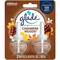 Enterprise Technology Solutions&nbsp;S.C. JOHNSON & SON, INC  Scented Oil,Refill,f/GladePlugIns,CashmereWoods,2/PK,6/CT,MI