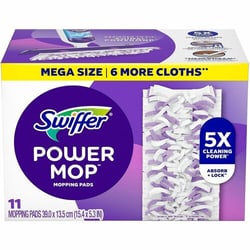 Enterprise Technology Solutions&nbsp;Procter & Gamble Commercial  MopCloths,f/PowerMop,MultiSurface,ScrubStrips,11/BX,Purple
