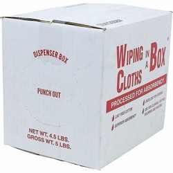 Enterprise Technology Solutions&nbsp;Office Snax  Cotton Wiping Cloths, Assorted Sizes, 5 lb Box