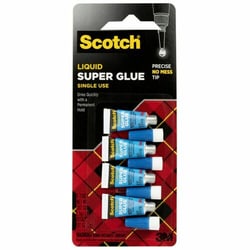 Enterprise Technology Solutions&nbsp;3M  Super Glue, Single Use, Pointed Tip, .07oz., 4/PK, Clear