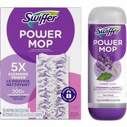 Enterprise Technology Solutions&nbsp;Procter & Gamble Commercial  Mop Pads/Solution,f/Swiffer PowerMop,5 Pads/1 Solution,PE