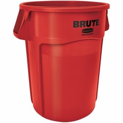 Enterprise Technology Solutions&nbsp;Rubbermaid Commercial Products  Waste Container, Brute, w/Handles, 44 Gallon, Red