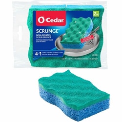 Enterprise Technology Solutions&nbsp;O-Cedar  Sponge, Scrub, Nonscratch, 4.25