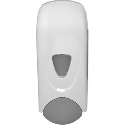 Enterprise Technology Solutions&nbsp;Genuine Joe  Dispenser, Foam Soap, Plastic, 1000ml, White/Gray