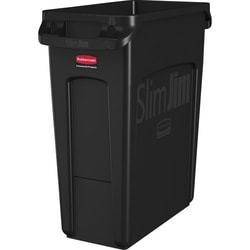Enterprise Technology Solutions&nbsp;Rubbermaid Commercial Products  Waste Container, Slim Jim, 16 Gal, 11