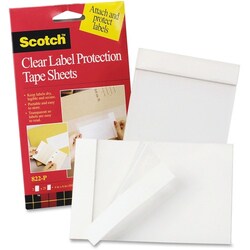 Enterprise Technology Solutions 3M Label Protection Tape Sheets, 4"x6",