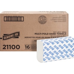 Enterprise Technology Solutions&nbsp;Genuine Joe  Multifold Towels,Z-Fold,9-1/5