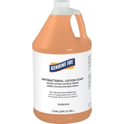 Enterprise Technology Solutions&nbsp;Genuine Joe  Soap, Antibacterial, Lotion, 1 Gallon, Orange