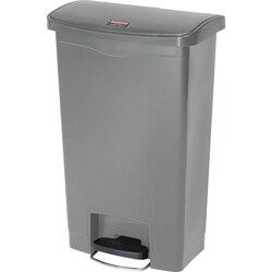Enterprise Technology Solutions&nbsp;Rubbermaid Commercial Products  Waste Container, Front Pedal, Hands-free, 50L/13G, Gray