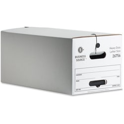 Enterprise Technology Solutions&nbsp;Business Source  Storage Box,Heavy-duty,700 lb,Ltr,12
