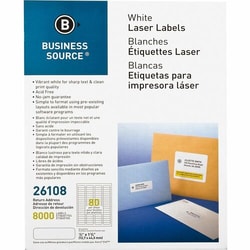 Enterprise Technology Solutions&nbsp;Business Source  Mailing Labels,Return Address,1/2