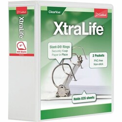 Enterprise Technology Solutions&nbsp;Cardinal  Clearvue Binder, D-Ring, 4
