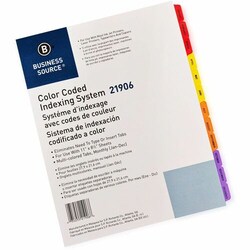 Enterprise Technology Solutions&nbsp;Business Source  Index Dividers, Jan-Dec, 3HP, Letter, 12/ST, Multi