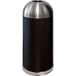 Enterprise Technology Solutions&nbsp;Genuine Joe  Trash Receptacle, Domed Top, 15 Gal, 16-1/2