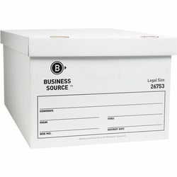 Enterprise Technology Solutions&nbsp;Business Source  Storage Boxes, Legal, 500 lb, 15