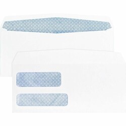Enterprise Technology Solutions&nbsp;Business Source  Double Window Envelopes,No. 9,3-7/8