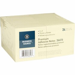 Enterprise Technology Solutions&nbsp;Business Source  Adhesive Notes, 100 Sheets, 3