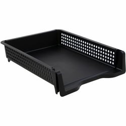 Enterprise Technology Solutions&nbsp;Business Source  Letter Tray,Stackable,Front-Loading,BK