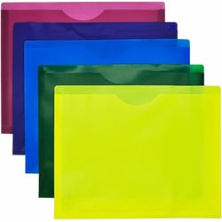 Enterprise Technology Solutions&nbsp;Business Source  File Folder, Poly, Letter, 10PK, Assorted