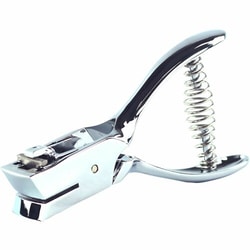 Enterprise Technology Solutions&nbsp;Business Source  Slot Punch, Handheld, Metal, f/15mmx4mm Holes, Silver