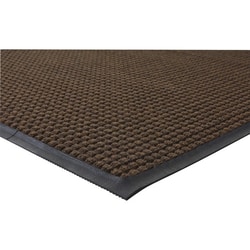 Enterprise Technology Solutions&nbsp;Genuine Joe  Indoor/Outdoor Mat, Waterguard, Rubber Back,3'x5', Brown