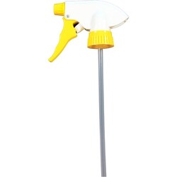 Enterprise Technology Solutions&nbsp;Genuine Joe  Trigger Sprayer, Chemical Resistant, 28mm, 24/CT, Yellow