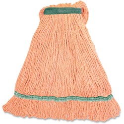 Enterprise Technology Solutions&nbsp;Genuine Joe  Wet Mop, Narrow Band, Blend, Looped, Medium, Orange