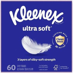 Enterprise Technology Solutions&nbsp;Kimberly-Clark Professional  Tissues, Ultra Soft, Kleenex,65 Sht/BX, WE