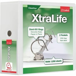 Enterprise Technology Solutions&nbsp;Cardinal  Clearvue Binder, D-Ring, 5