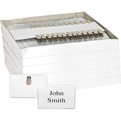 Enterprise Technology Solutions&nbsp;Business Source  Name Badge Kit,Top-Loading,w/Clip,3
