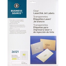 Enterprise Technology Solutions&nbsp;Business Source  Laser Labels, Return Address, 1-3/4