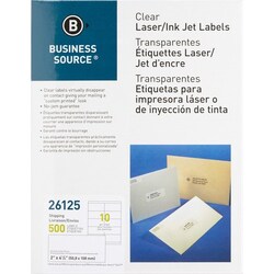Enterprise Technology Solutions&nbsp;Business Source  Shipping Labels, Laser, Permanent, 2